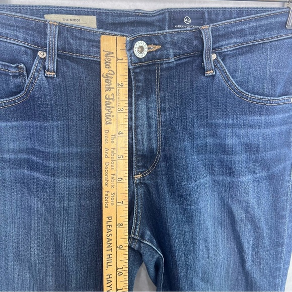 Adriano Goldschmied AG jeans the middi mid rise legging jeans size 30 - Picture 5 of 10